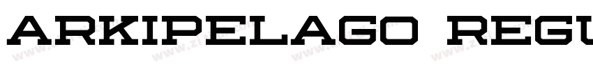 Arkipelago Regular字体转换